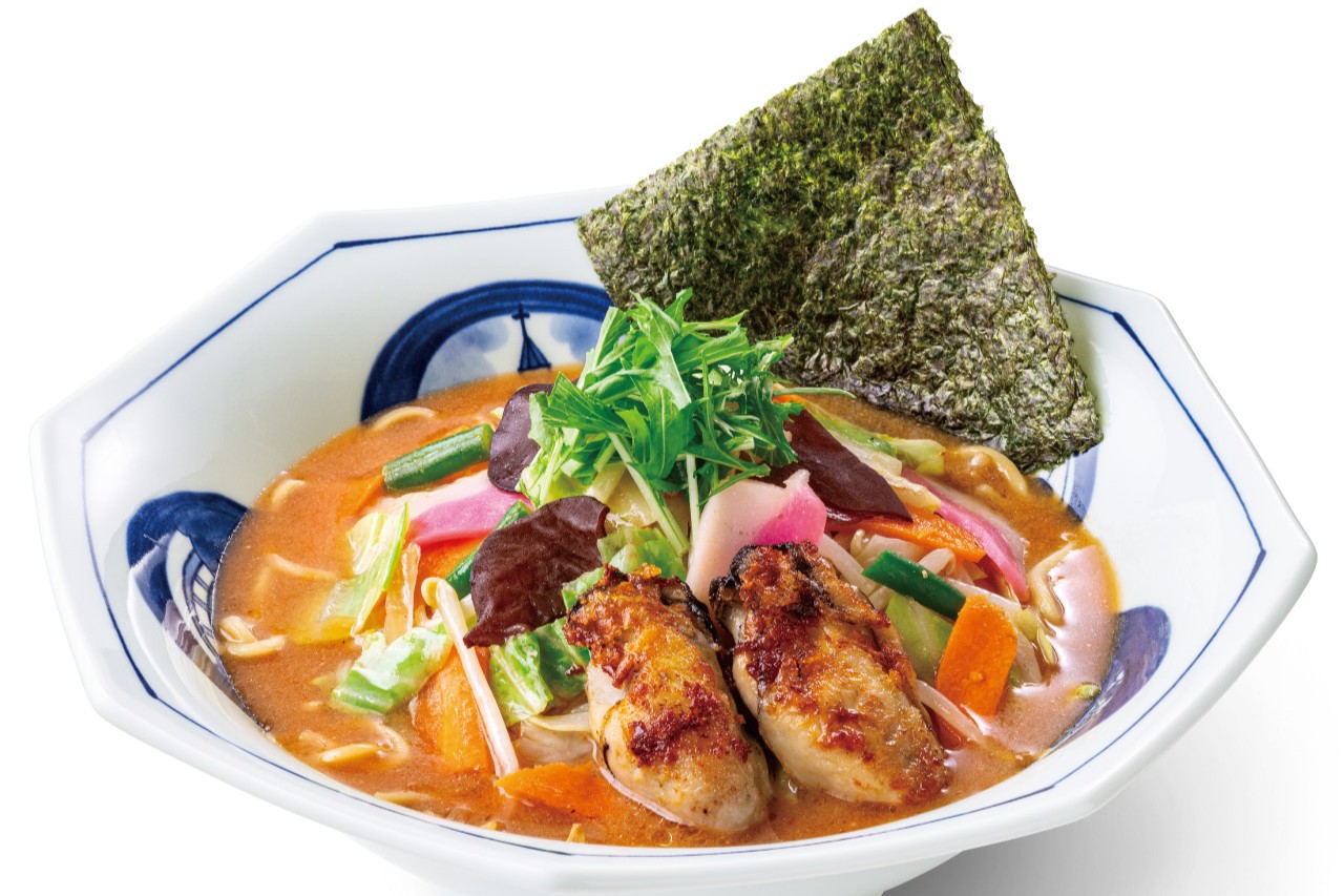 かきちゃんぽん みそ（かき2個入り）