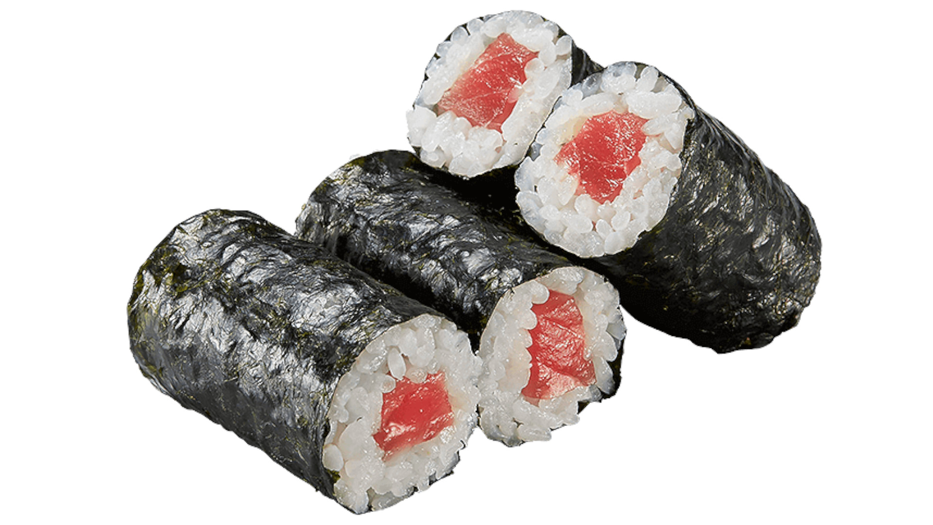 「鉄火巻」（210円～）赤酢でより風味豊かなまぐろが楽しめる