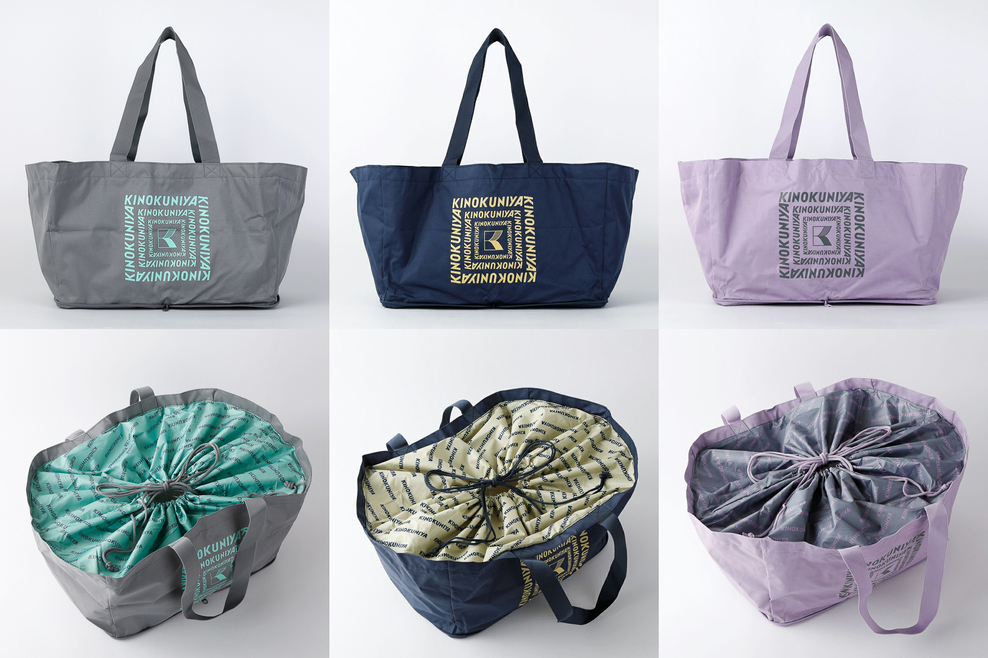 紀ノ国屋 折りたためる保冷カゴバッグ