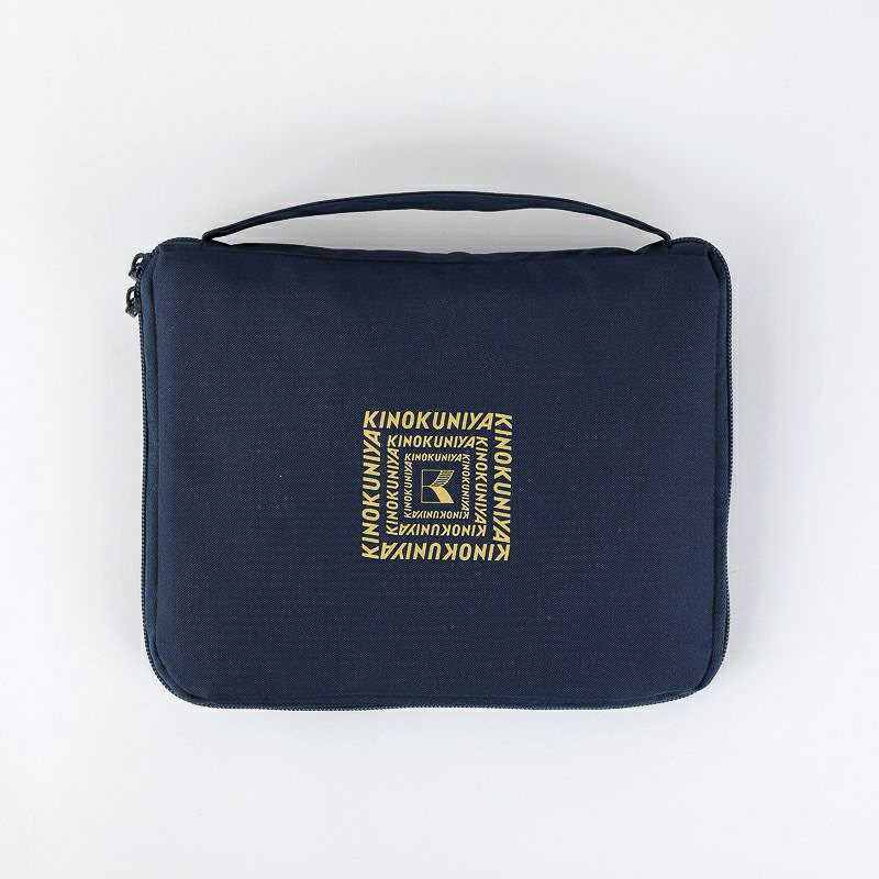 紀ノ国屋 折りたためる保冷カゴバッグ（インディゴ）