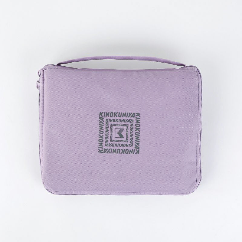 紀ノ国屋 折りたためる保冷カゴバッグ（パープル）