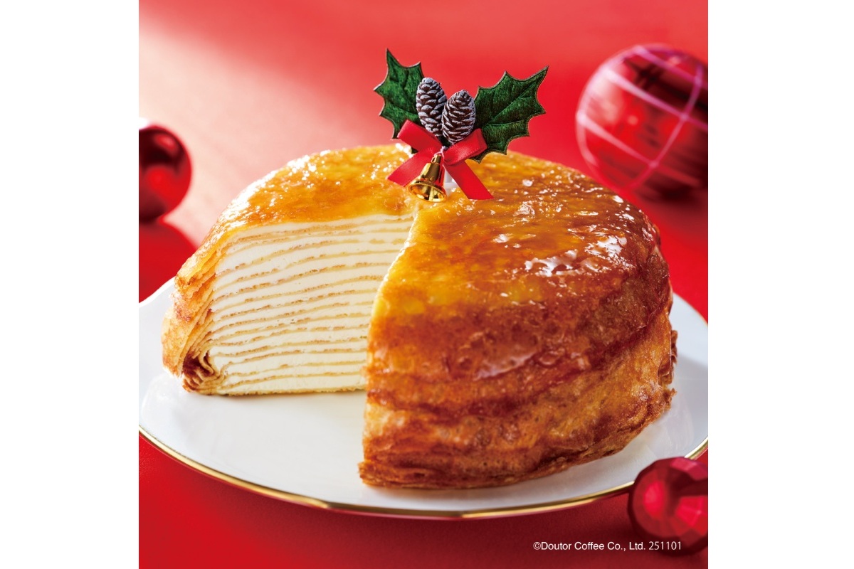 クリスマスミルクレープ