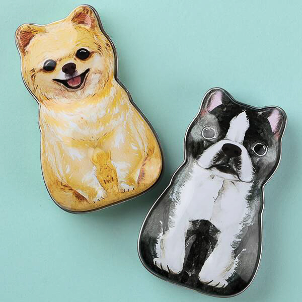 カルディコーヒーファーム「ミニわんこ缶 ボールチョコ」