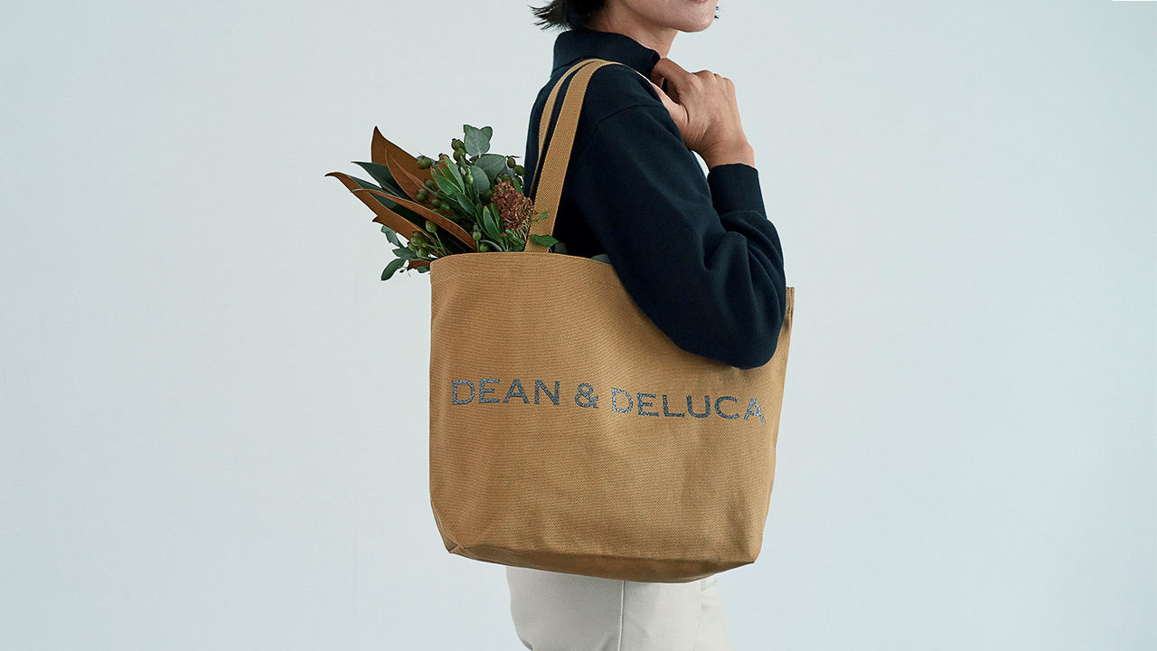 DEAN & DELUCA「チャリティートートバッグ」カフェオレ Lサイズ（3300円）