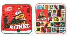 「キットカット ホリデイサンタ タオルハンカチ」（880円）