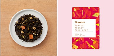 2種類のブラックティーとウーロン茶、ジャスミンの香りをまとったグリーンティーが織りなす奥深く優しい味わいの「ジョイフルメドレー」