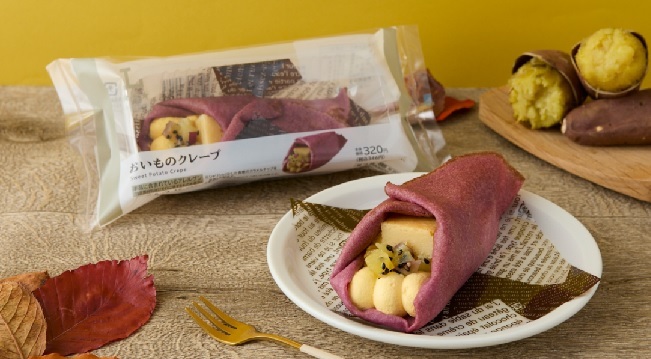 「Uchi Caféおいものクレープ」（346円）