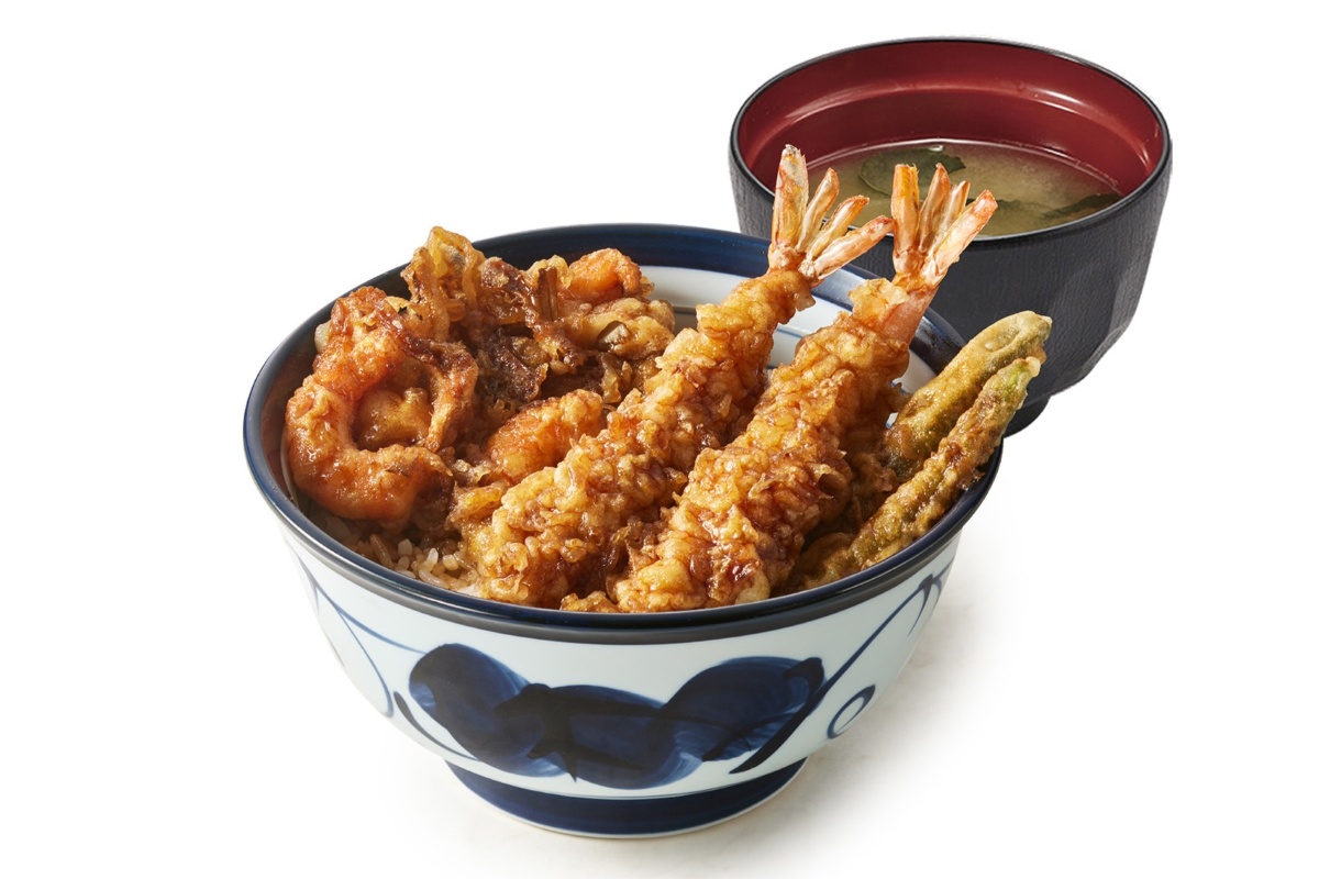 たれづけ海老づくし天丼