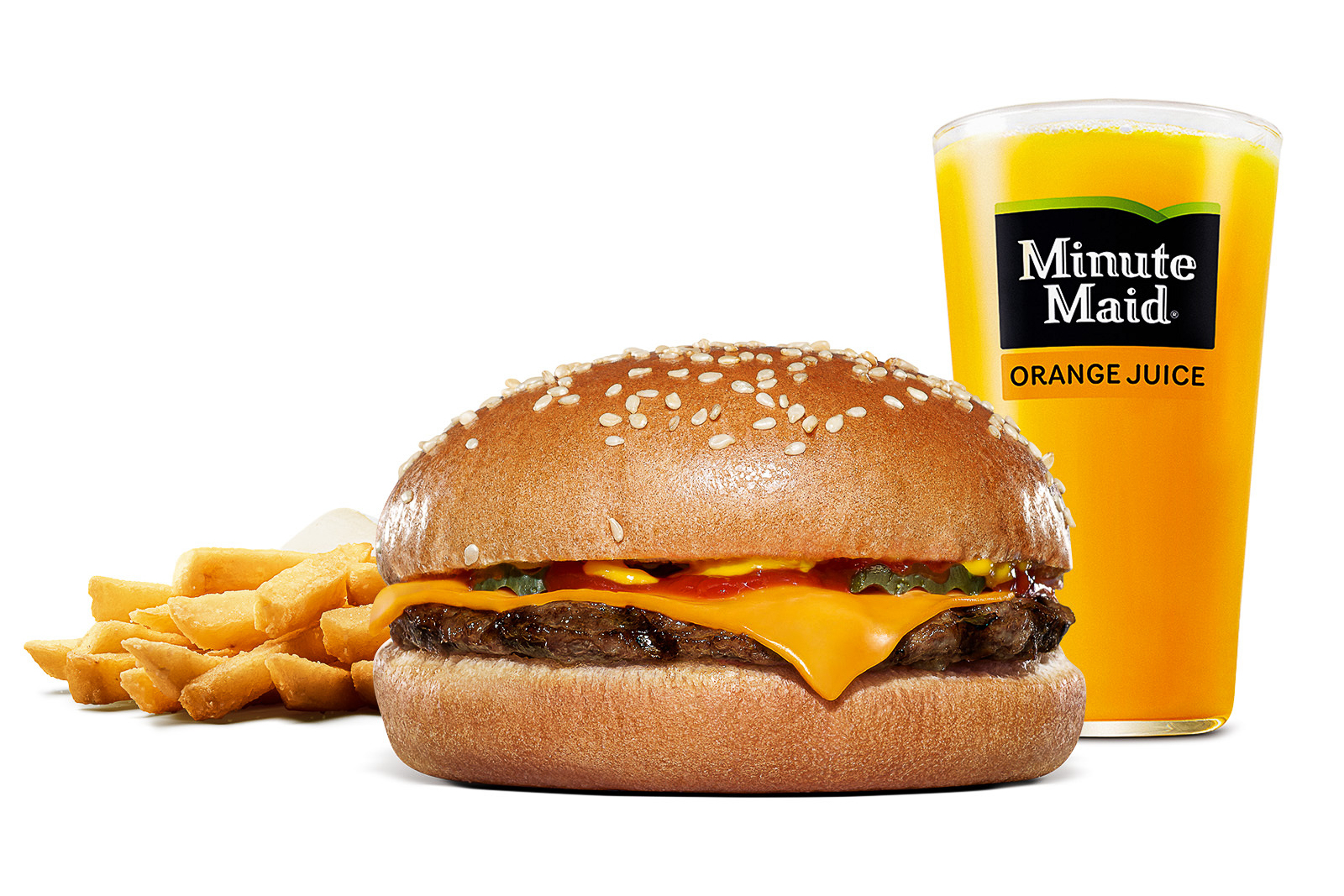 「チーズバーガー キッズセット」（460円）