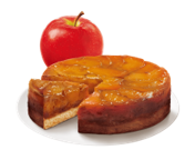 りんご果肉やウエハースの食感で、タルトタタンのような味わいを楽しめる