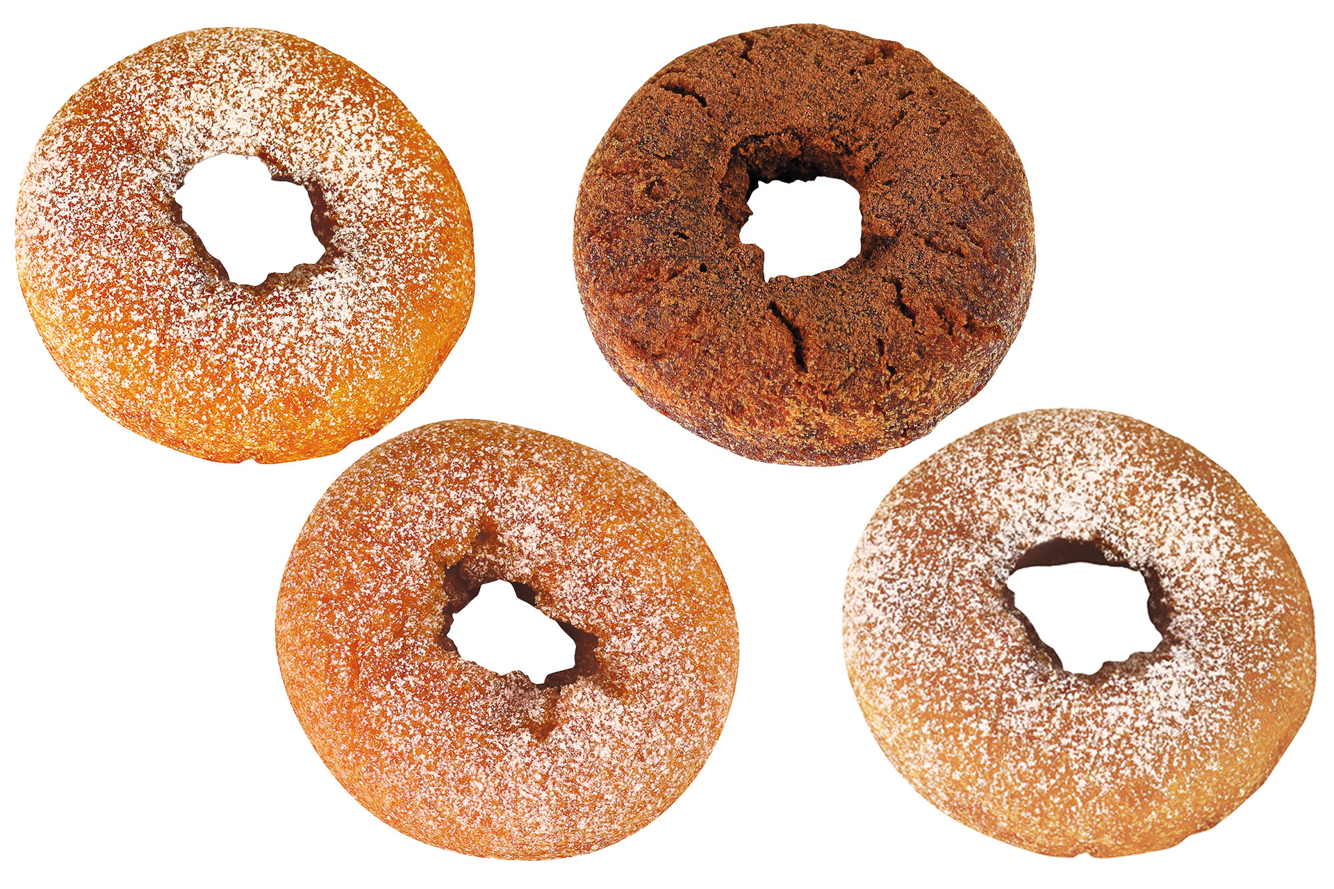 「milkyドーナツ（プレーン/いちご/チョコレート/季節限定 キャラメル）」（各199円）