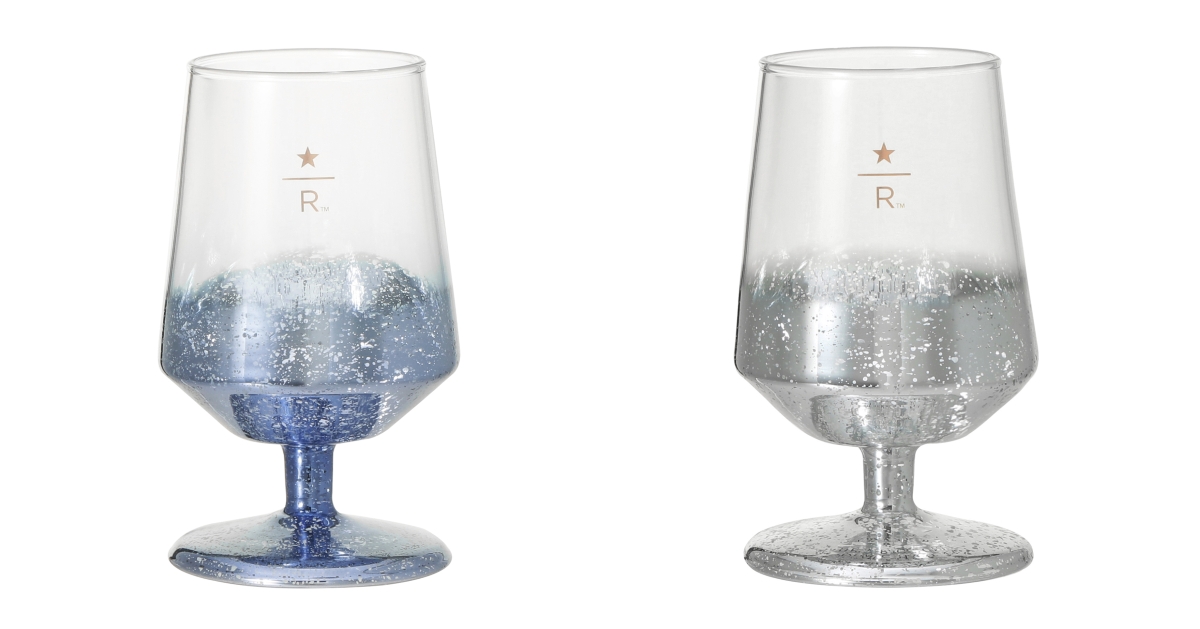 スターバックス リザーブ ステムグラスメタリックブルー/シルバー