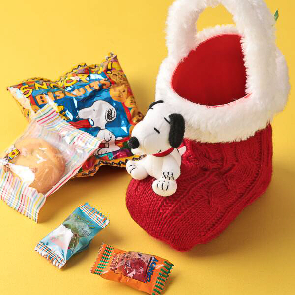 「スヌーピー クリスマスブーツバッグ」（1210円）