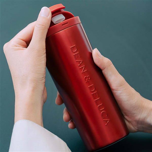 ロック式カフェタンブラーレッド490ml＜季節限定＞