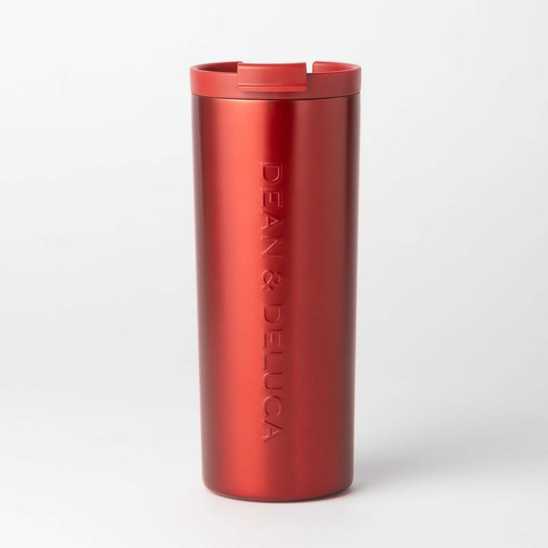 ロック式カフェタンブラーレッド490ml＜季節限定＞