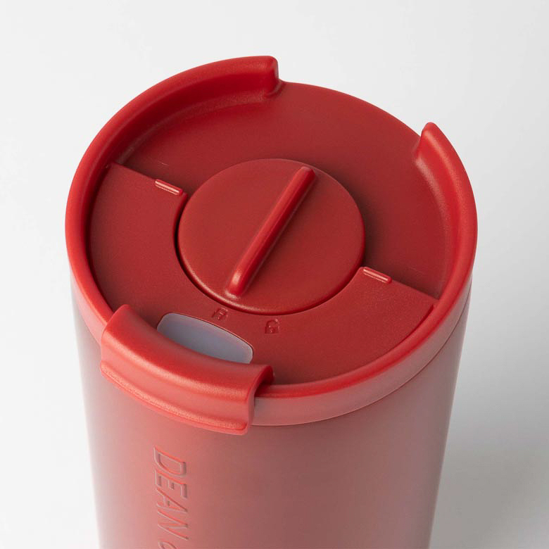 ロック式カフェタンブラーレッド490ml＜季節限定＞