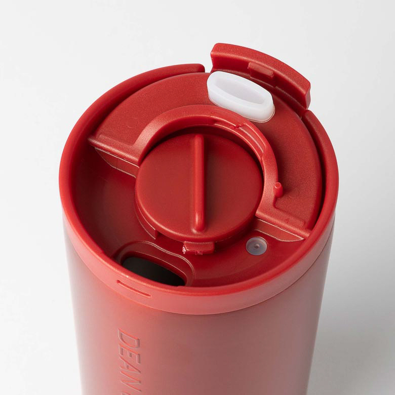 ロック式カフェタンブラーレッド490ml＜季節限定＞
