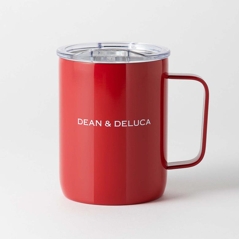 蓋付ステンレスマグ レッド＜季節限定＞