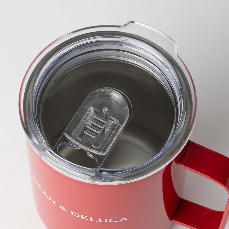 蓋付ステンレスマグ レッド＜季節限定＞