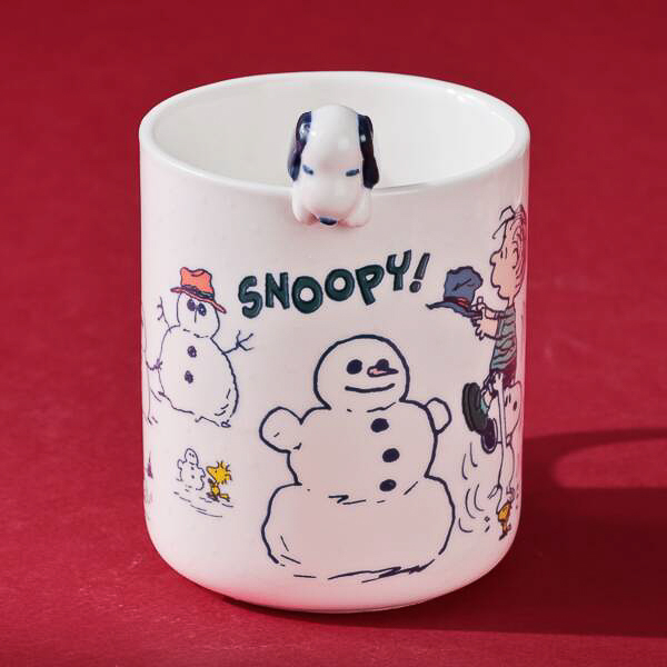 「ダンキンスヌーピーカップ」（スノーマン）