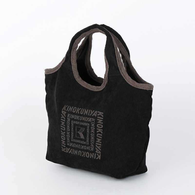 紀ノ国屋 コーデュロイミニバッグ（ブラック）