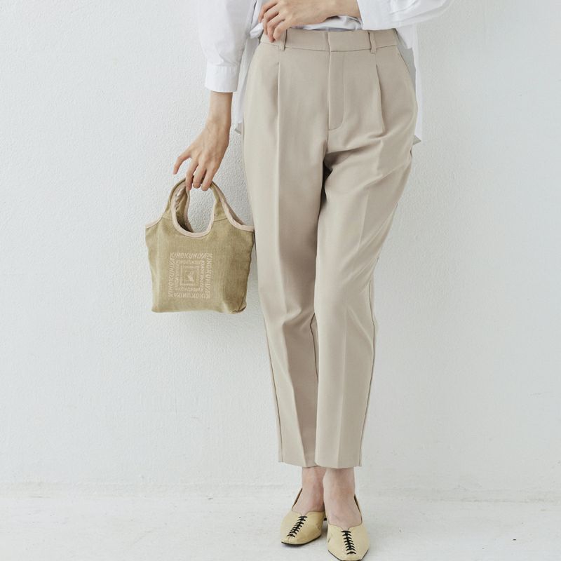 紀ノ国屋 コーデュロイミニバッグ（ベージュ）