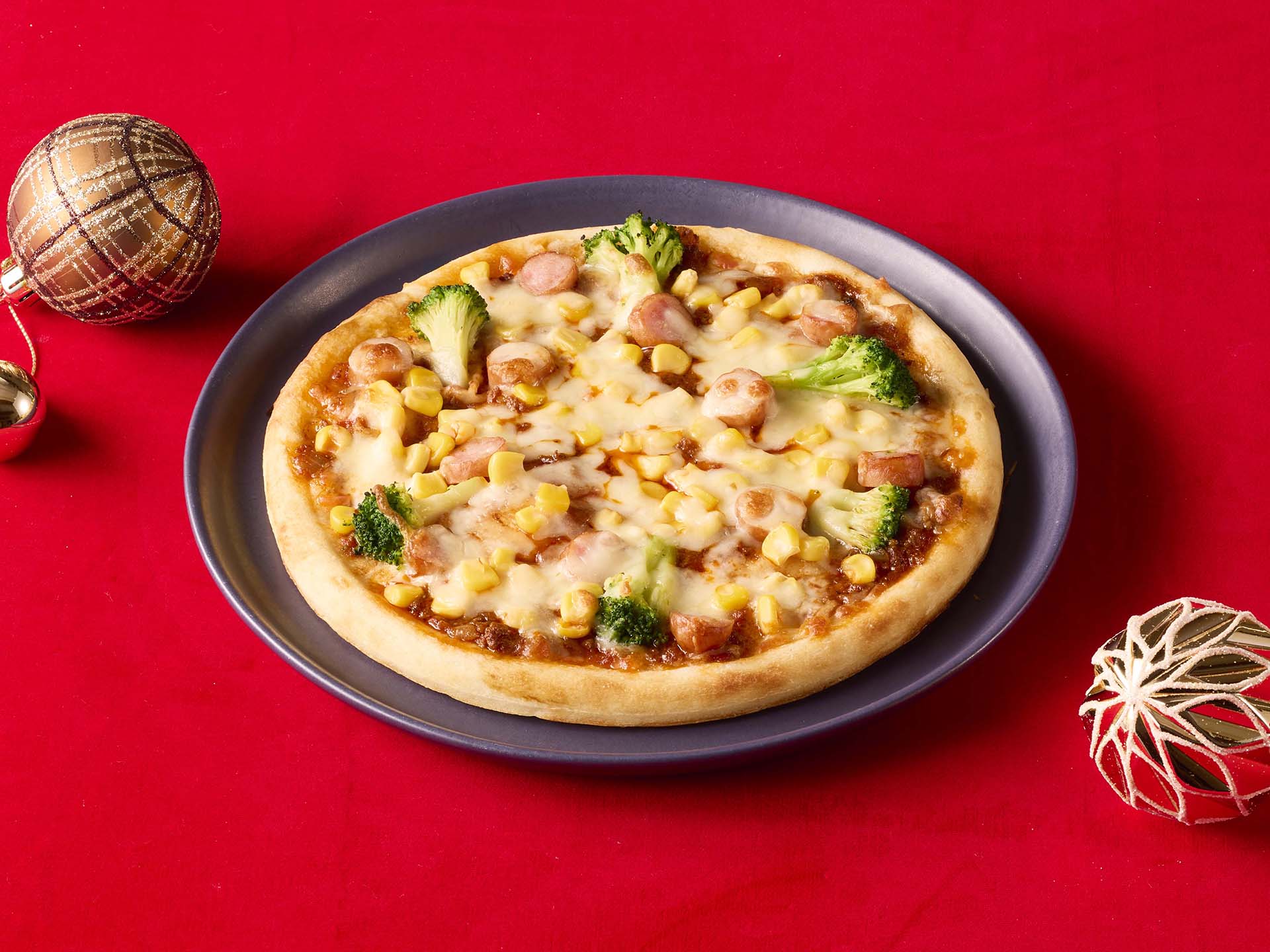 「クリスマスピッツァ～ソーセージ＆ボロネーゼ～」