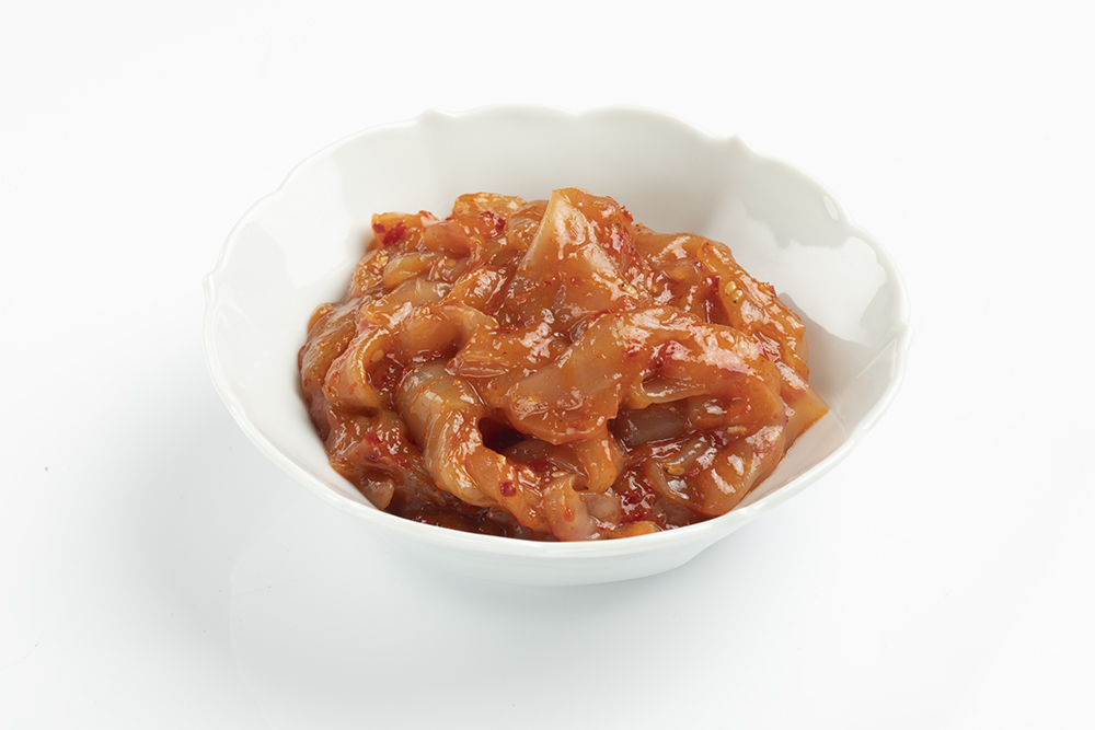 「ほたてひもチャンジャ」（1280円）