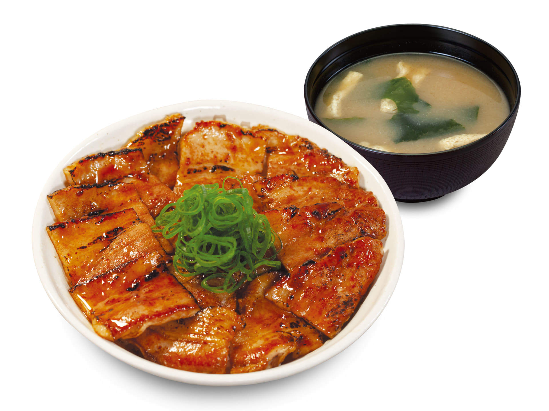 「カルビの炙り十勝豚丼」（930円）