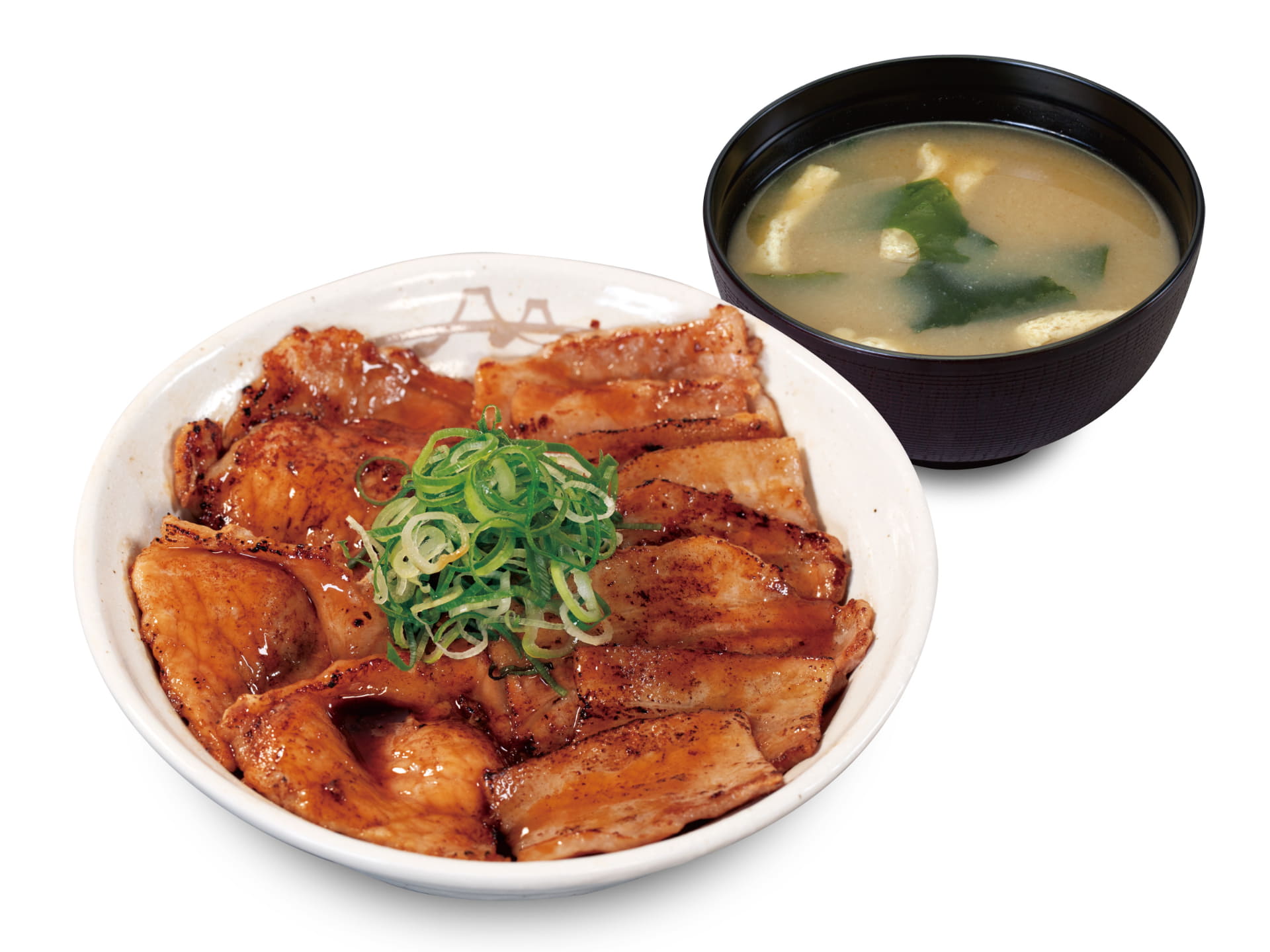 「ロースとカルビの炙り十勝豚丼」（880円）
