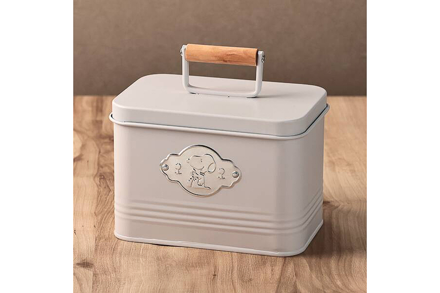 カルディコーヒーファーム「スヌーピー ウッドハンドルスクエアティン」