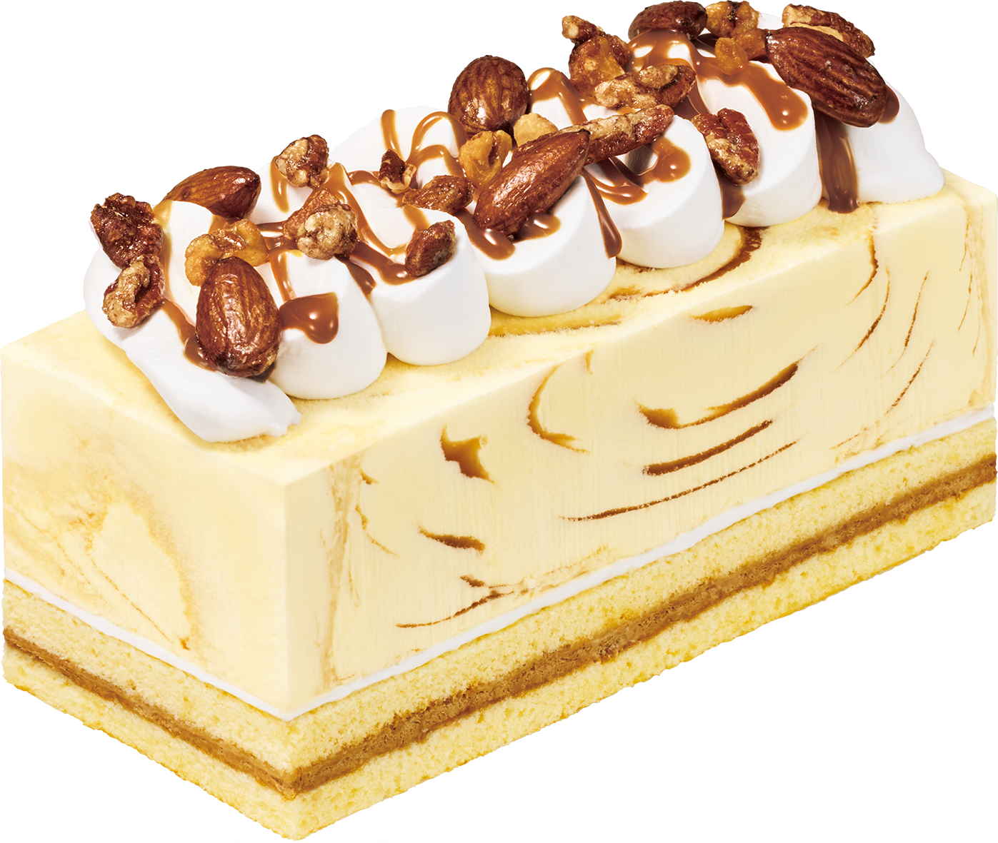 販売中の「31 キャラメルナッティケーキ made from キャラメルリボン」（2500円）