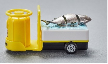 かっぱ寿司×トミカ第2弾！ 車輪が動くとまぐろがぴちぴち上下する