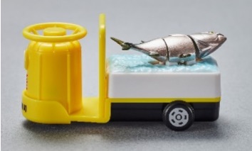 かっぱ寿司×トミカ第2弾！ 車輪が動くとまぐろがぴちぴち上下する
