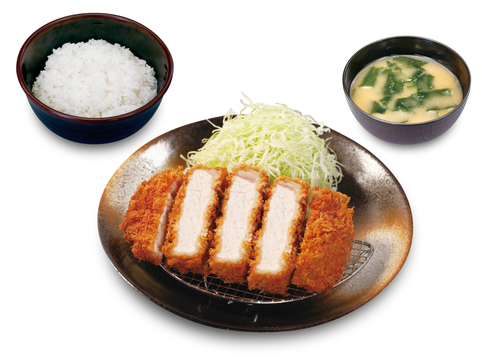 松のや「超厚切りロースかつ定食」（1030円）