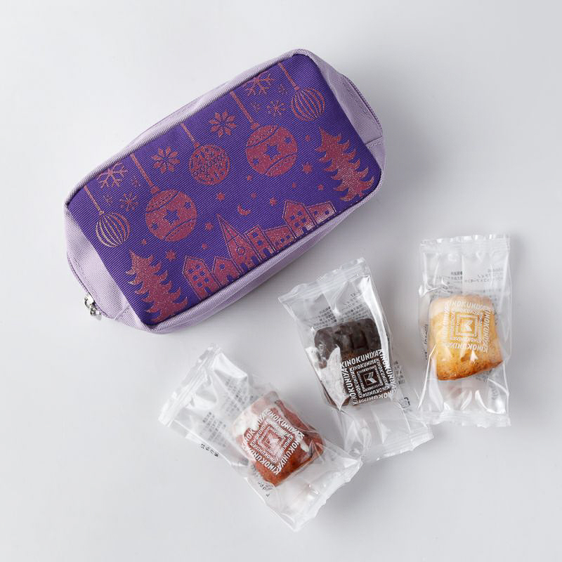 紀ノ国屋 クグロフティノ＆ウィンターポーチセット（パープル）