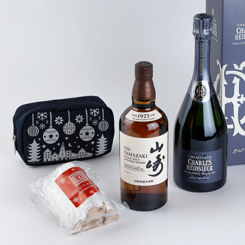 「紀ノ国屋 冬の晩酌 シュトーレンセット（山崎＆シャルル・エドシック）」（2万5000円）