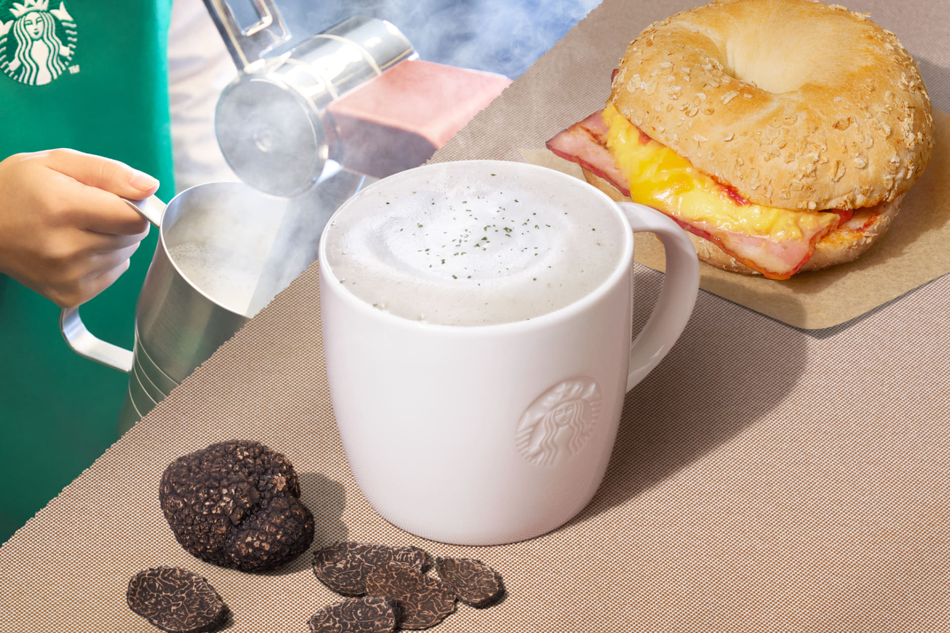 スターバックス「トリュフ スープチーノ」