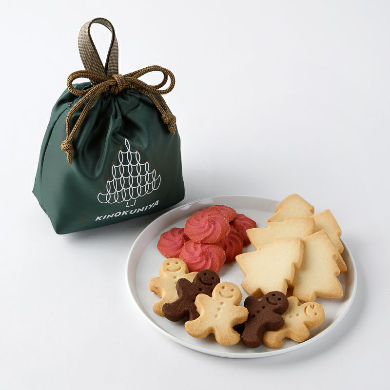 紀ノ国屋 クリスマススイーツバッグ（グリーン）
