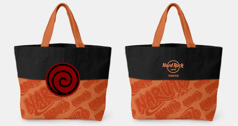 ハードロックカフェ「NARUTO-ナルト-」とコラボしたTシャツ/ピンバッジ