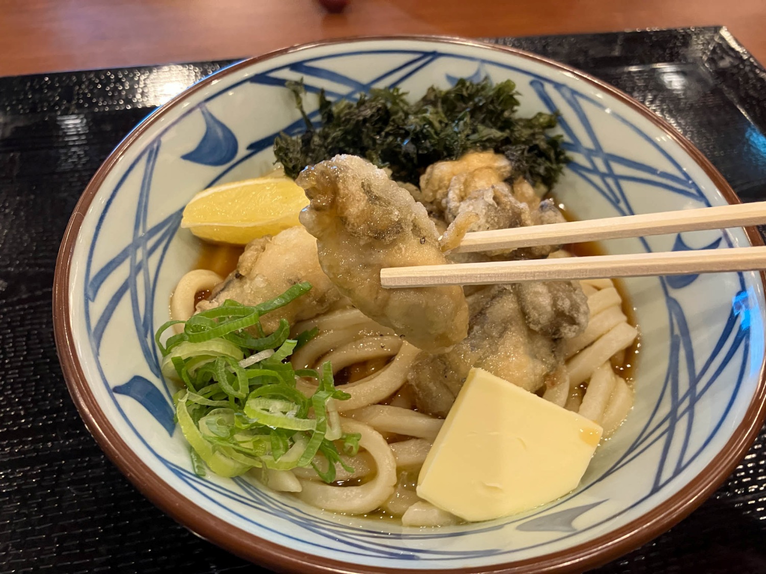 牡蠣とバターの濃厚な味わいが楽しめる