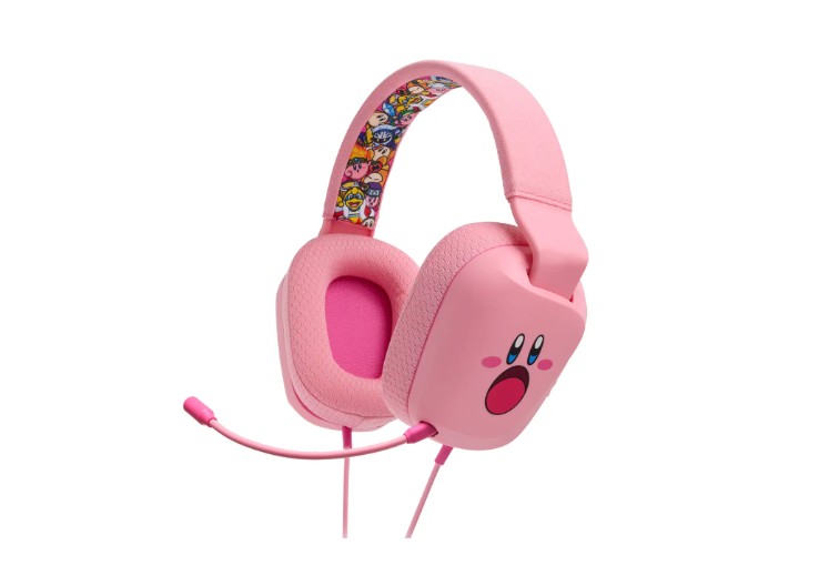 有線ヘッドセットfor Nintendo Switch - 星のカービィ フェイス