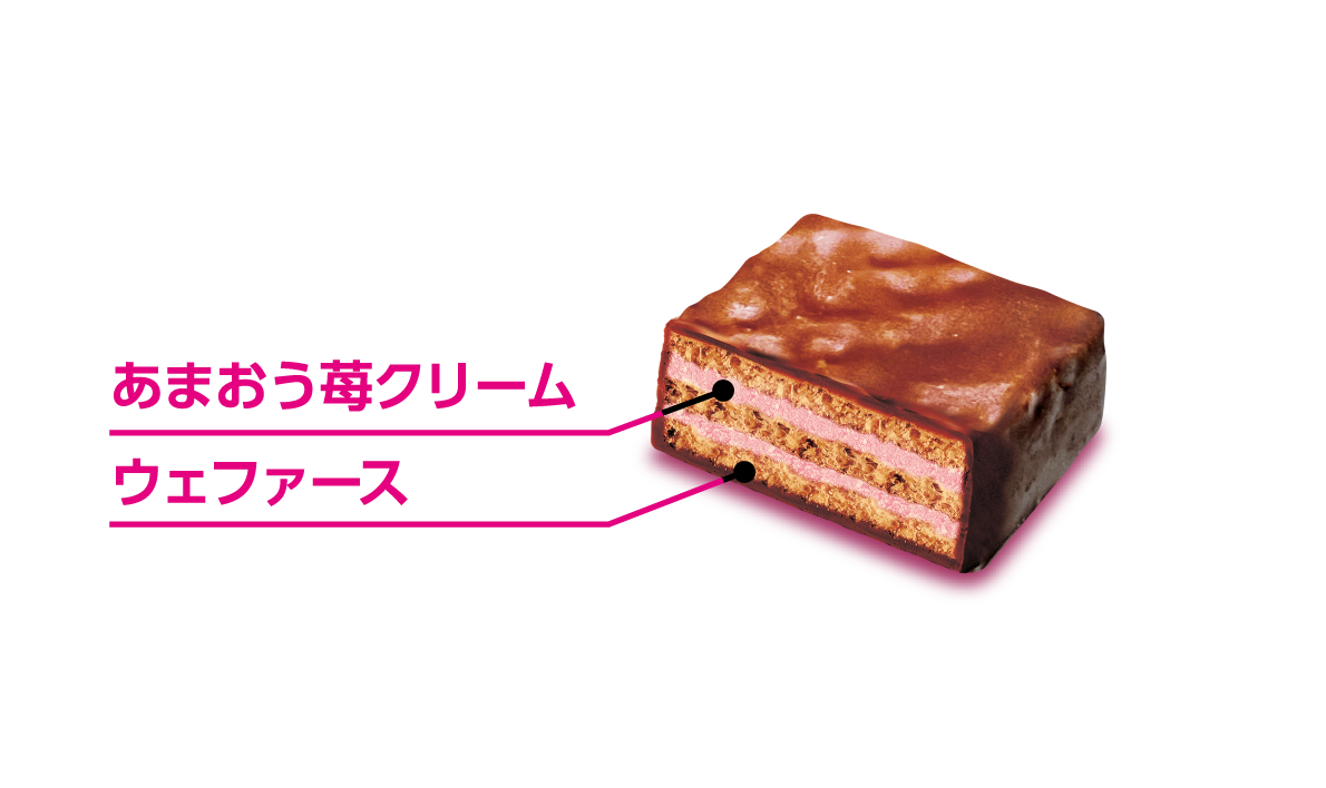 「ショコラウェファース（あまおう苺）袋」