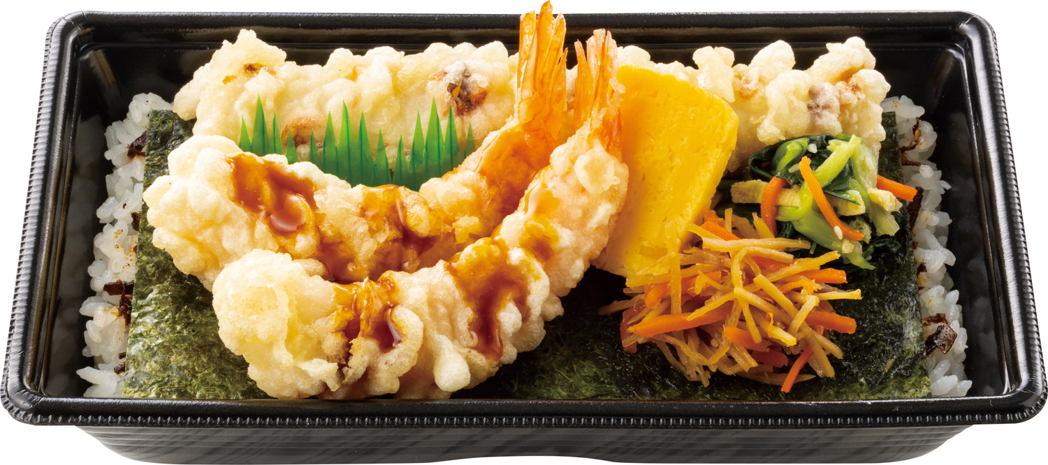 ほっともっと「大海老天のり弁当」（670円）