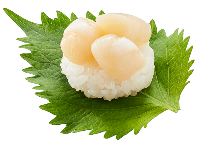 「生小柱大葉包み」（110円～）