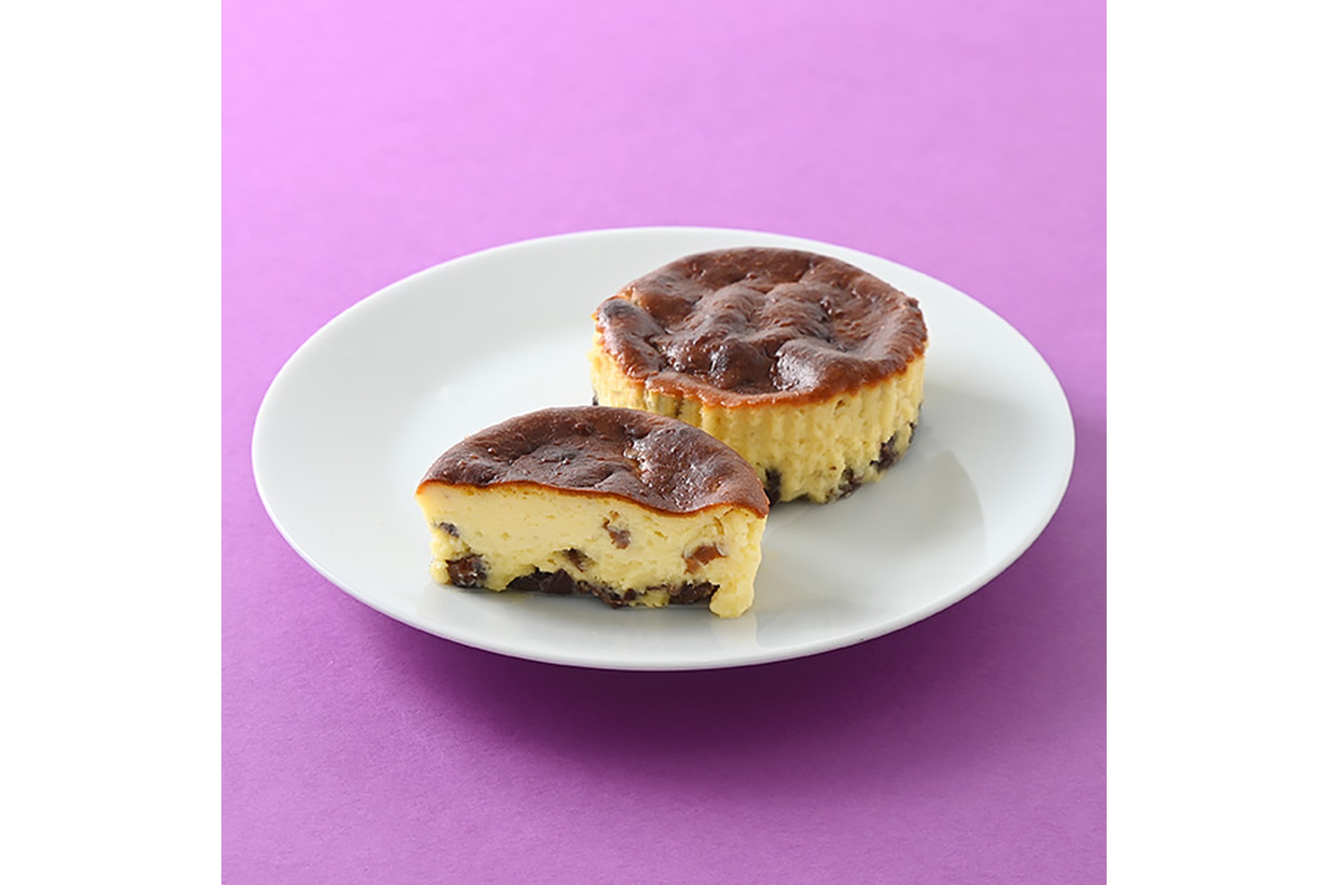 ラムレーズンバスクチーズケーキ