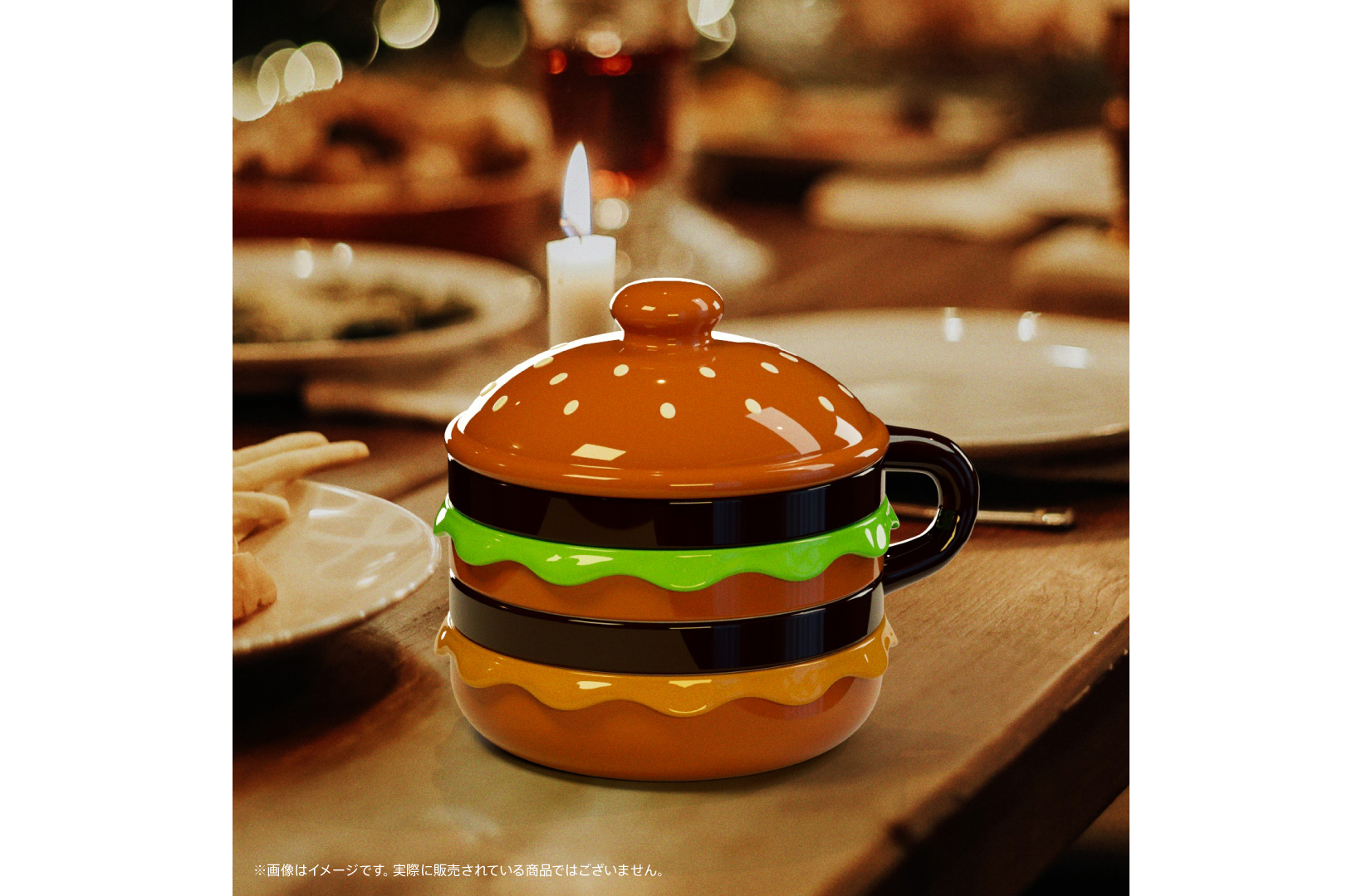 福袋の目玉アイテム候補（4）の「ビッグマックマグ（陶器製）」