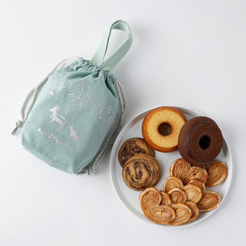 紀ノ国屋 ウィンタースイーツバッグ（ミント）