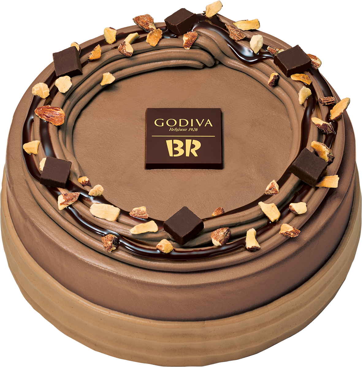 「－ゴディバ監修 －マリアージュ  デュ ショコラ アイスクリームケーキ」（3500円）