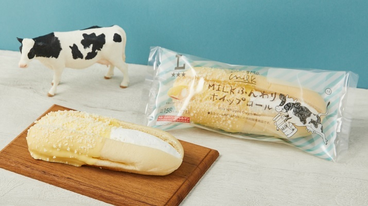 「MILKふんわりホイップロール」（171円）